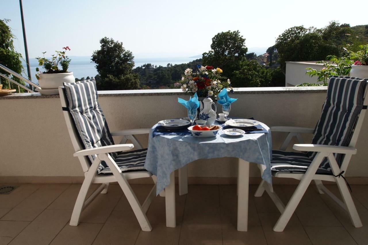 Open Hus Apartment Krvavica Luaran gambar